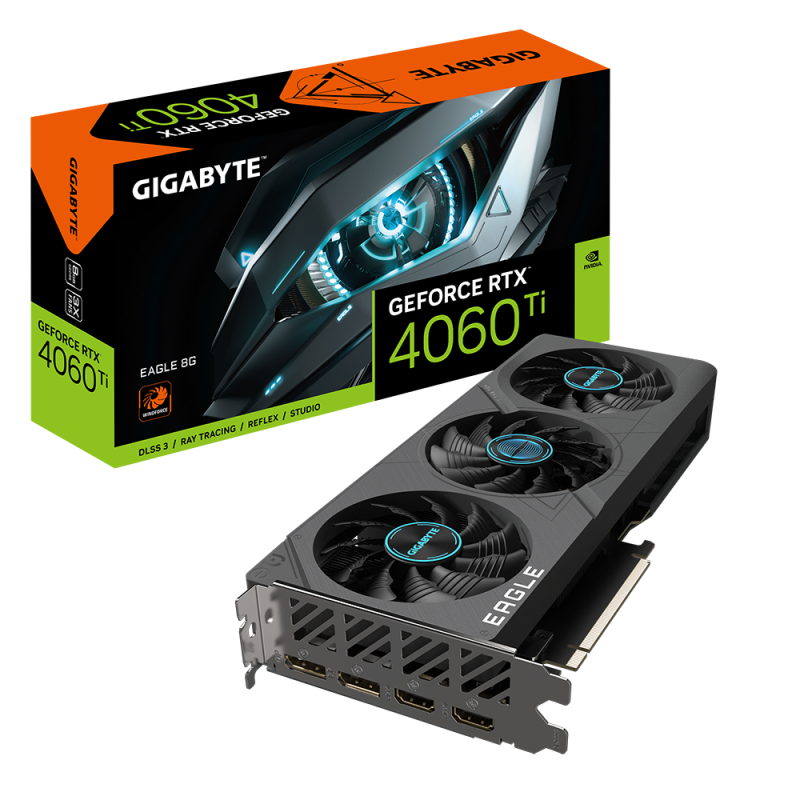 Placa video gigabyte geforce rtx 4060 ti eagle 8gb