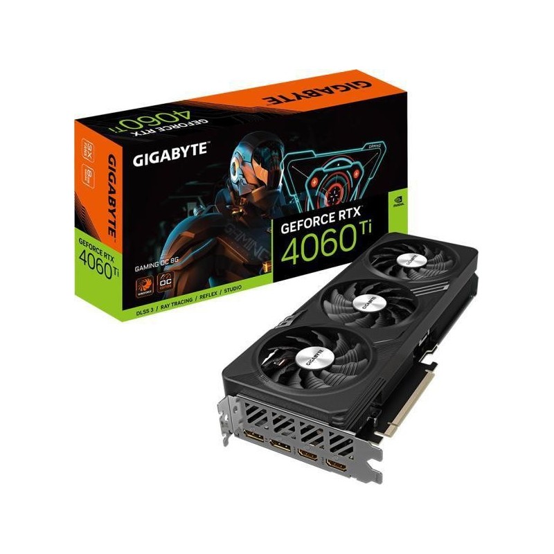 Placa video gigabyte geforce rtx 4060 ti gaming oc 8gb