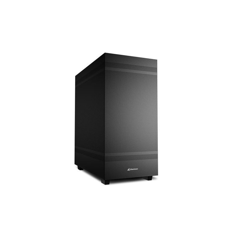 Carcasa sharkoon rebel c50 black mid tower panou lateral din metal 7 sloturi de expansiune