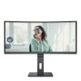 Monitor aoc cu34p3cv 34 inch panel type: va backlight: wled resolution: 3440 x 1440 aspect