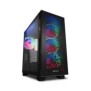 Carcasa sharkoon elite shark ca300h no psu expansion slots 8 2x tempered glass ventilatoare fata