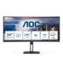 Monitor aoc cu34v5c/bk 34 inch panel type: va backlight: wled curvature: 1500r resolution: 3440x1440 aspect