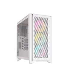 Carcasa corsair icue 4000d rgb airflow mid tower atx 3 ventilatoare incluse 120mm 2x 3.5