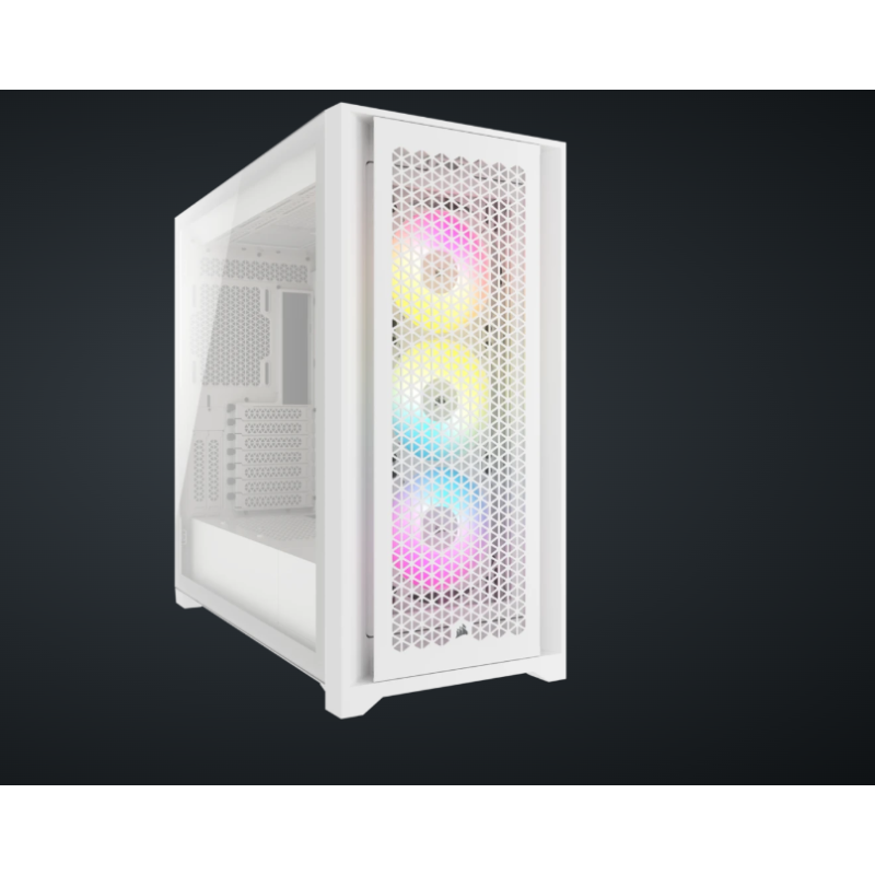 Carcasa corsair icue 5000d rgb airflow mid tower atx 3 ventilatoare incluse 120mm 4x 3.5