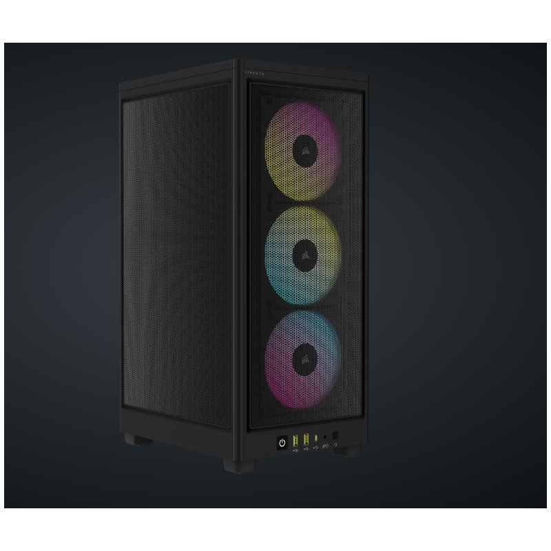 Carcasa corsair 2000d airflow rgb mini-itx panou tempered glass 3x 2.5 drive bays dimensiune 458x271x200