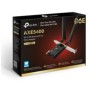 Adaptor wireless tp-link archer txe72e ax5400 2 x antene externe dual-band 5ghz 2.4 ghz pci-e