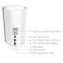 Tp-link ax6000 5g whole home mesh wi-fi 6 system deco x80-5g(1-pack) dual-band standarde wireless: ieee