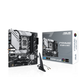 Placa de baza asus prime b760m-a wifi lga1700 4x ddr5 1x displayport 2x hdmi 3x