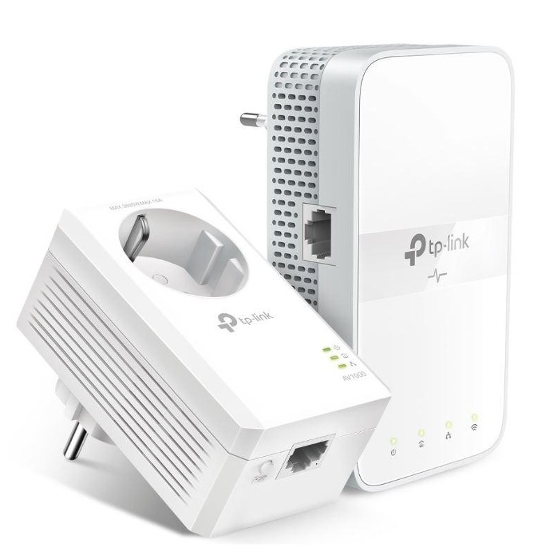 Kit powerline tp-link tl-wpa7617 kit av1000 gigabit powerline ac wi- fi tl-wpa7517+ tl-pa7017 standarde și