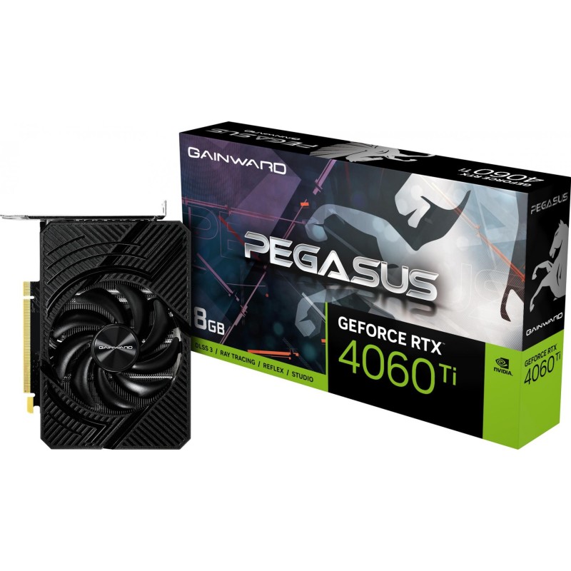 Placa video gainward geforce rtx 4060 ti pegasus 8gb gddr6 128bit 3x displayport 1.4a 1x