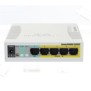 Mikrotik small soho switch rb260gsp css106-1g-4p-1s 5 x gigabit poe dimensiuni: 113x139x28mm sistem operare: mikrotik