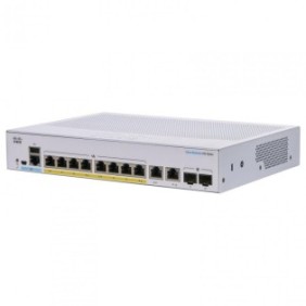 Switch  cisco cbs250-8p-e-2g 8 porturi 10/100/1000 2 x sfp poe 60w buffer: 1.5 mb flash