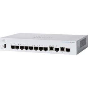 Switch  cisco cbs350-8s-e-2g 8 porturi 10/100/1000 2 x sfp buffer: 1.5 mb flash 256mb cpu: