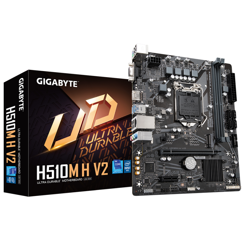 Placa de baza gigabyte h510m h v2 lga1200 2x ddr4 1x hdmi 1x d-sub1x pci