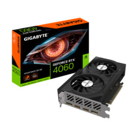 Placa video gigabyte geforce rtx 4060 windforce oc 8gb gddr6 128 bit 2x displayport 2x