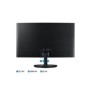 Monitor samsung ls24c364eauxen 24 inch curvature: 1800r  panel type: va backlight:  resolution: 1920x1080 aspect ratio: