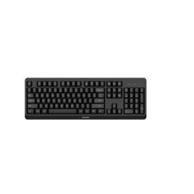 Tastatura wireless philips seria 3000 acoperire pana la 15m design ergonomic din plastic negru