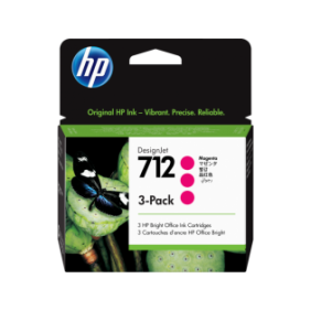 Hp 3ed78a magenta inkjet cartridge 3-pack 29ml pentru: designjet t210 t230 t250 t630 t650.