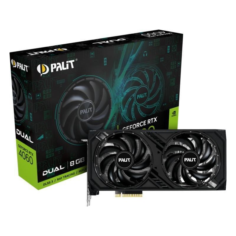 Placa video palit dual rtx 4060 8gb