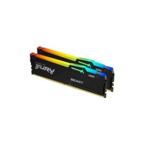 Memorie ram kingston dimm ddr5 64gb 6000mhz cl40 1.35v fury beast kit of 2 rgb