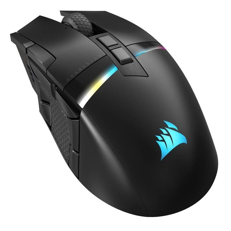 Mouse gaming corsair darkstar wireless 15 butoane progamabile 26k dpi autonomie baterie 80 ore negru