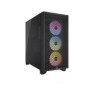 Carcasa corsair 3000d rgb mid-tower atx fara sursa 3 ventilatoare ar120 rgb series incluse negru