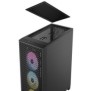 Carcasa corsair 3000d rgb mid-tower atx fara sursa 3 ventilatoare ar120 rgb series incluse negru