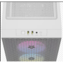 Carcasa corsair 3000d rgb mid-tower atx fara sursa 3 ventilatoare ar120 rgb series incluse alb