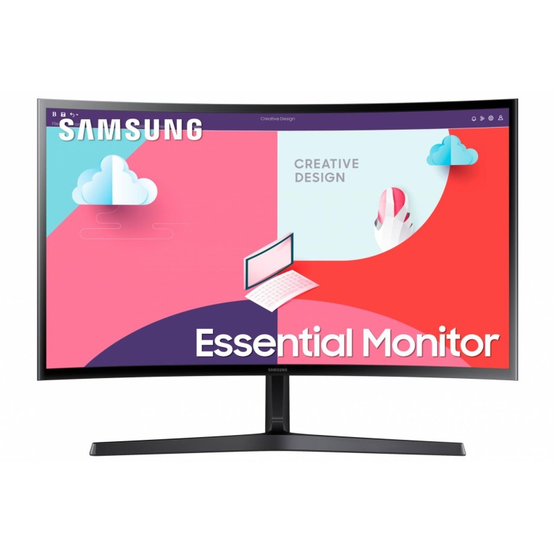 Monitor samsung ls24c366eauxen 24 inch curvature: 1800r  panel type: va resolution: 1920x1080 aspect ratio: 16:9