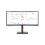 Monitor lenovo thinkvision t34w-30 34 (3440x1440) wled anti-glare curvature: 1500r speakers: modular soundbar support view