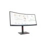 Monitor lenovo thinkvision t34w-30 34 (3440x1440) wled anti-glare curvature: 1500r speakers: modular soundbar support view