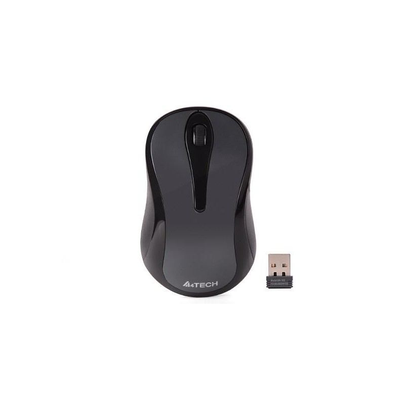 Mouse a4tech pc sau notebook wireless 2.4ghz optic rezolutie 1000 dpi butoane/scroll 3/1   gri