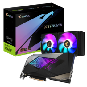 Placa video gigabyte aorus geforce rtx™ 4070 ti 12gb xtreme waterforce gddr6x 192 bit pci-e