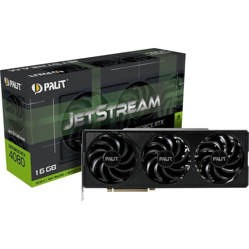 Placa video palit geforce rtx™ 4080 jetstream 16gb gddr6x 256bit pci-e 4.0 hdmi 2.1 dp1.4ax