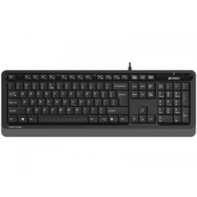 Tastatura a4tech cu fir 104 taste format standard usb negru & gri