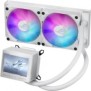 Cpu cooler asus rog ryujin iii 240 argb white  water block water block dimention: 89