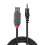 Cablu lindy dc 1.5m usb 2.0 putere maxima suportata 5v. conector usb-a conector de alimentare