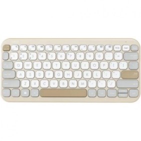 Tastatura wireless asus kw100 culoare: oat milk greutate: 0.374 asus marshmallow keyboard kw100 este o