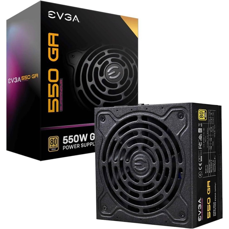 Sursa evga 550 ga 80 plus gold 550w fully modular eco mode