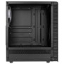 Carcasa kolink observatory lite argb mid-tower negru preinstalled fans 4x 120 mm