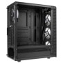 Carcasa kolink observatory lite argb mid-tower negru preinstalled fans 4x 120 mm