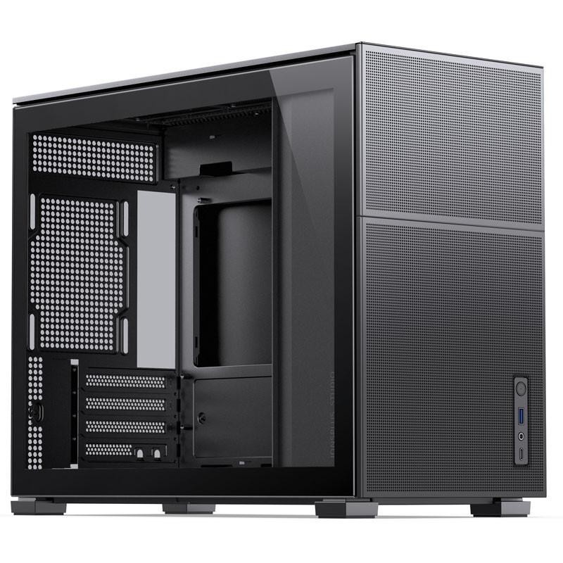 Carcasa jonsbo d31 mesh mini tower negru sloturi expansiune 4 drive bays: 2x2.5 ssd 1x3.5