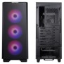 Carcasa phanteks eclipse g300a atx tempered glass 3x argb negru preinstalled fans 3x 120 mm