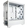 Carcasa phanteks eclipse g360a mid-tower tempered glass argb alb preinstalled fans 3x 120 mm