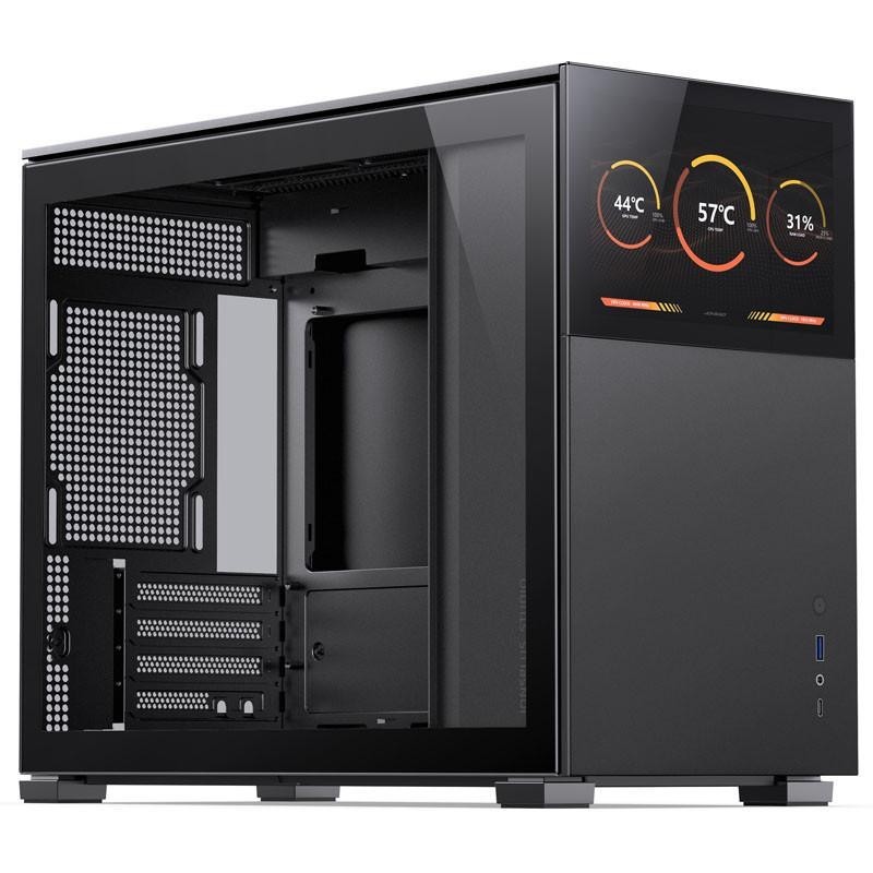 Carcasa jonsbo d31 std screen mini tower negru sloturi expansiune 4 drive bays: 2x2.5 ssd