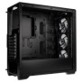 Carcasa phanteks eclipse p400a argb md-tower tempered glass negru preinstalled fans 3x 120 mm