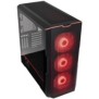 Carcasa phanteks eclipse g500a d-rgb mid-tower tempered glass negru preinstalled fans 3x 140 mm