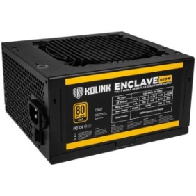Sursa kolink enclave 80 plus gold modular 500w cpu power supply 1x 4+4-pin psu fan