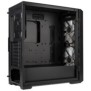 Carcasa lian li lancool 215 mid-tower argb tempered glass negru pci-slots 7 preinstalled fans 1x