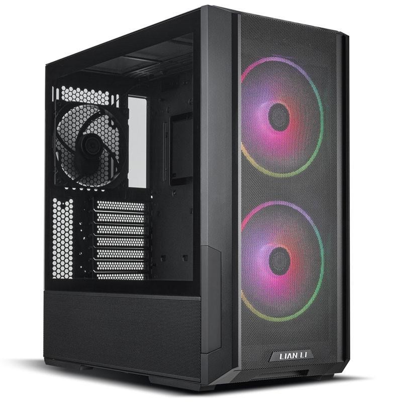 Carcasa lian li lancool 216 rgb e-atx mid-tower negru preinstalled fans 1x 140 mm 2x